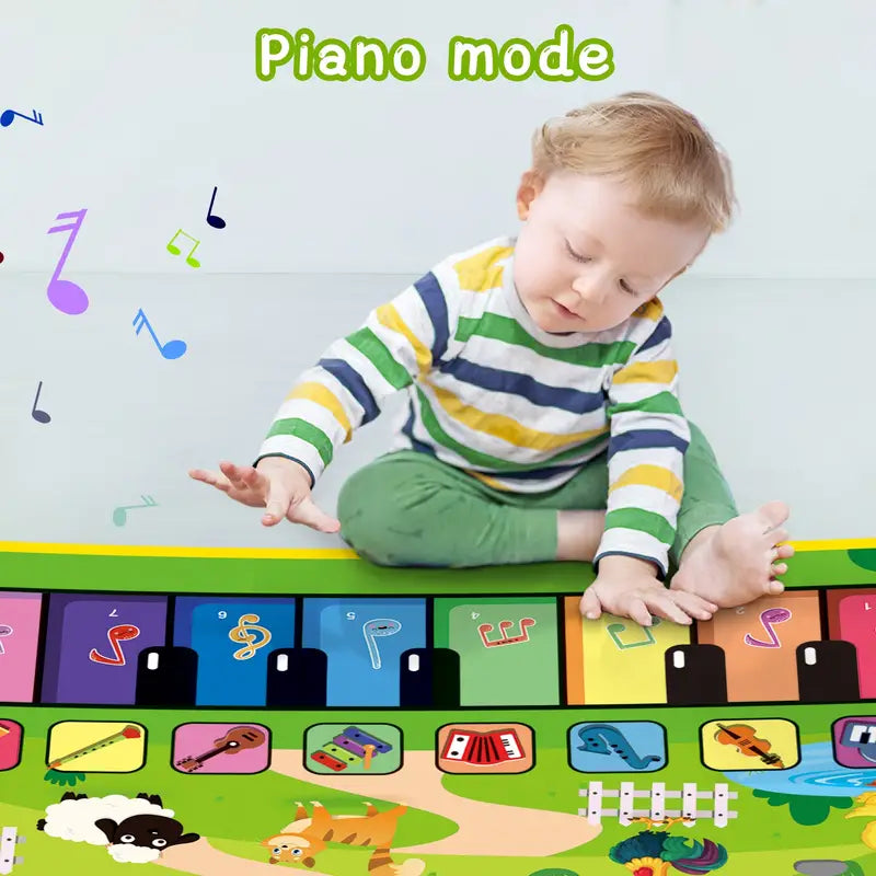 3-in-1 Musical Mat – Learn, Play, and Dance!🎶🎵