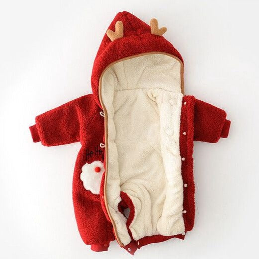 Winter Baby Christmas Jumpsuit